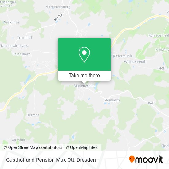 Карта Gasthof und Pension Max Ott