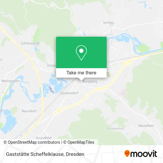 Карта Gaststätte Scheffelklause