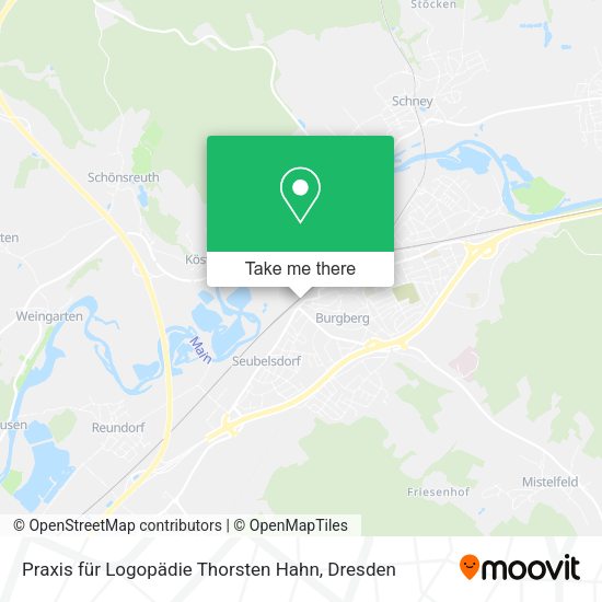 Карта Praxis für Logopädie Thorsten Hahn