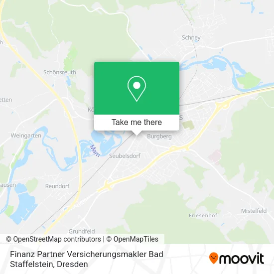 Карта Finanz Partner Versicherungsmakler Bad Staffelstein
