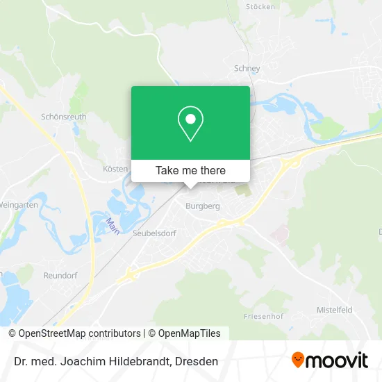 Карта Dr. med. Joachim Hildebrandt