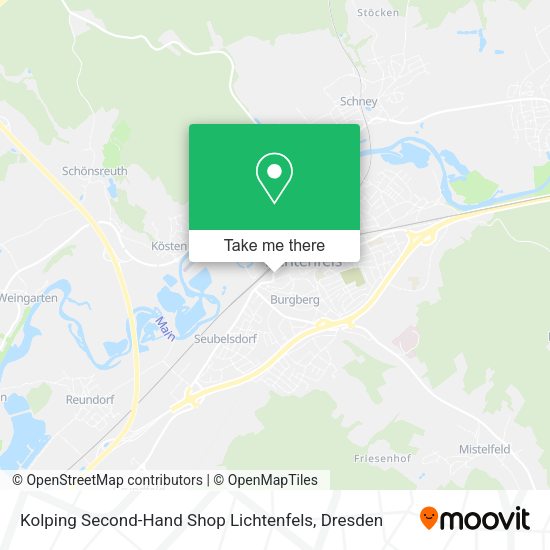 Карта Kolping Second-Hand Shop Lichtenfels