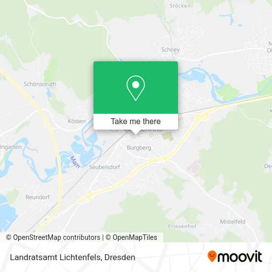 Карта Landratsamt Lichtenfels