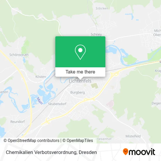 Карта Chemikalien Verbotsverordnung