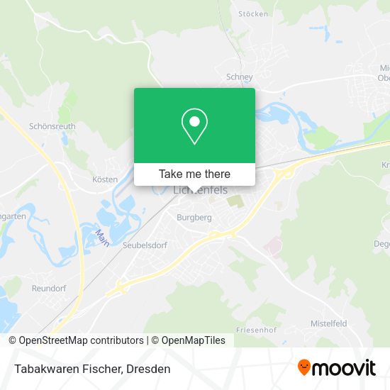 Карта Tabakwaren Fischer