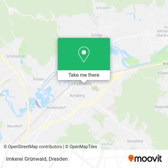 Imkerei Grünwald map