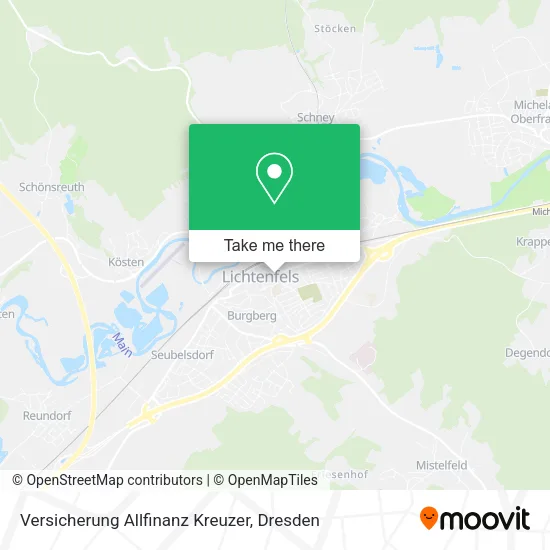 Карта Versicherung Allfinanz Kreuzer