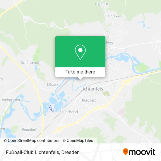 Карта Fußball-Club Lichtenfels