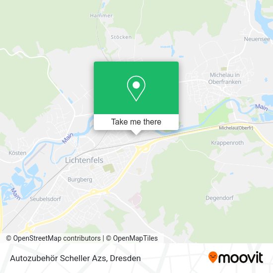 Карта Autozubehör Scheller Azs
