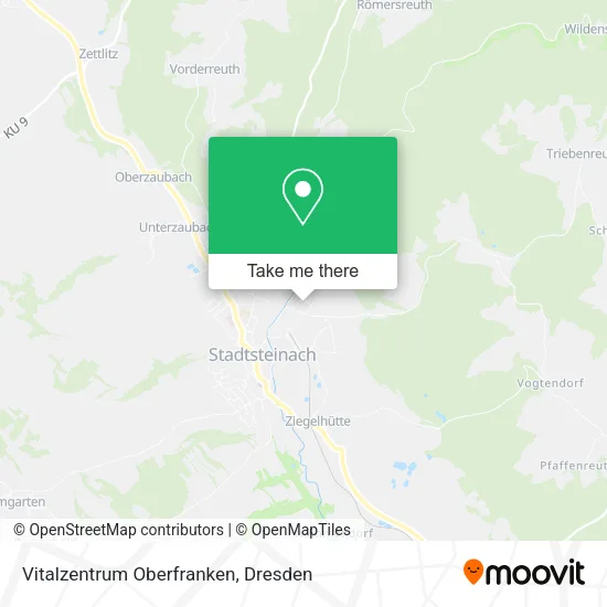 Карта Vitalzentrum Oberfranken