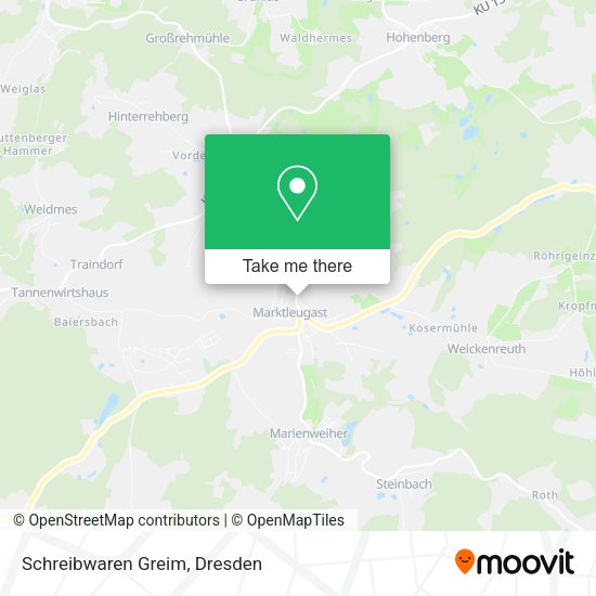 Карта Schreibwaren Greim