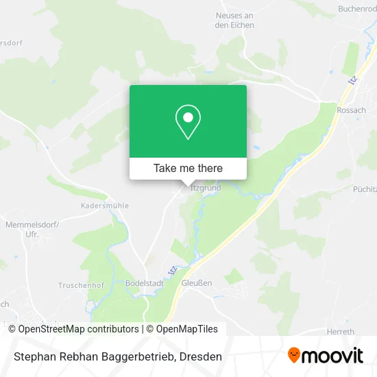 Карта Stephan Rebhan Baggerbetrieb