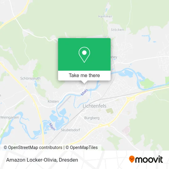 Карта Amazon Locker-Olivia
