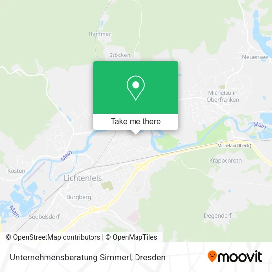 Карта Unternehmensberatung Simmerl