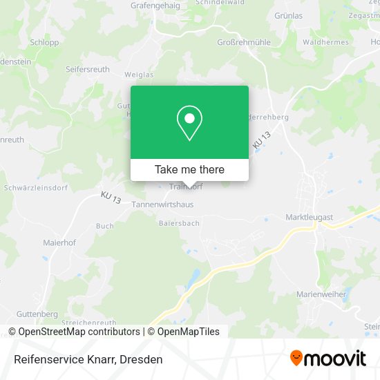 Карта Reifenservice Knarr