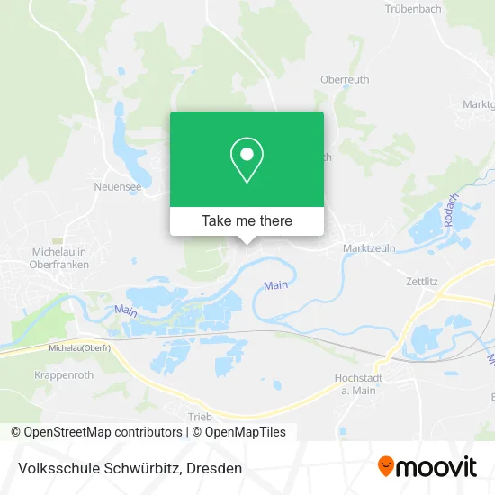 Карта Volksschule Schwürbitz