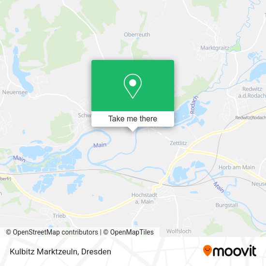 Карта Kulbitz Marktzeuln