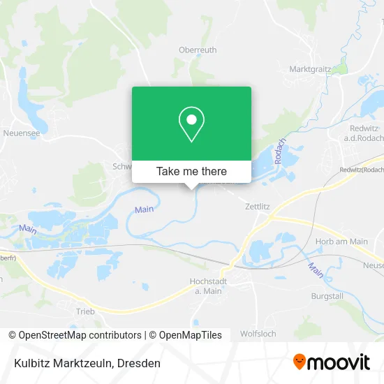 Карта Kulbitz Marktzeuln