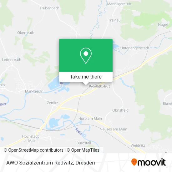 Карта AWO Sozialzentrum Redwitz