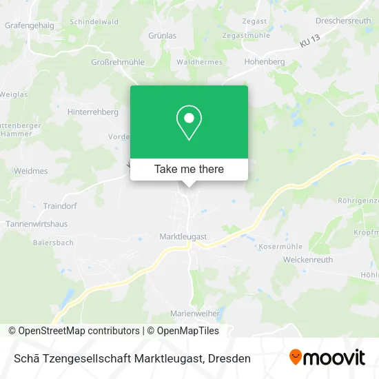 Карта Schã Tzengesellschaft Marktleugast