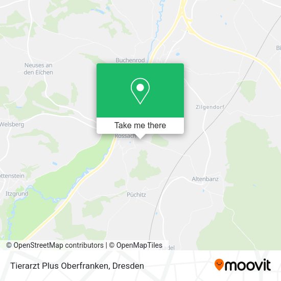 Карта Tierarzt Plus Oberfranken