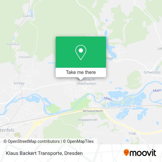 Карта Klaus Backert Transporte