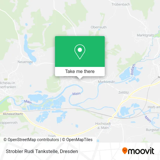 Карта Strobler Rudi Tankstelle