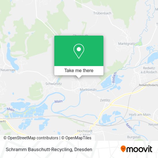 Карта Schramm Bauschutt-Recycling