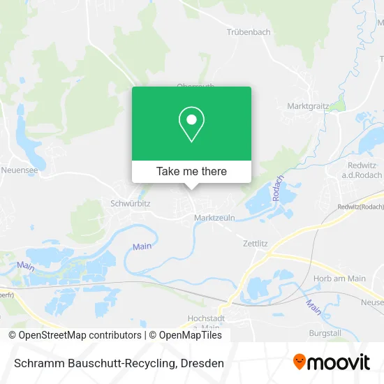 Карта Schramm Bauschutt-Recycling