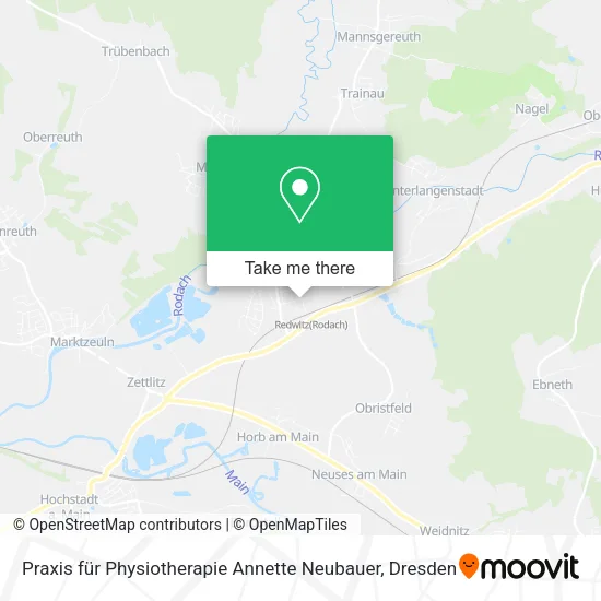 Карта Praxis für Physiotherapie Annette Neubauer