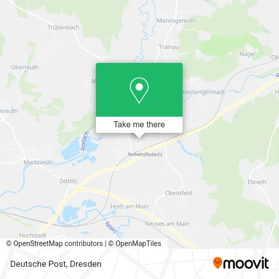 Карта Deutsche Post