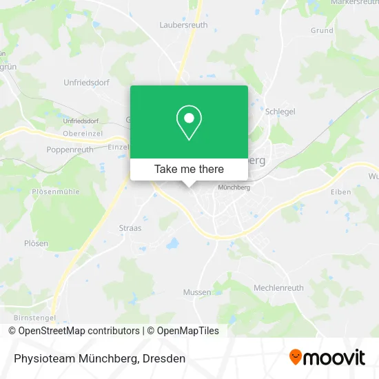 Карта Physioteam Münchberg