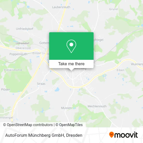 Карта AutoForum Münchberg GmbH