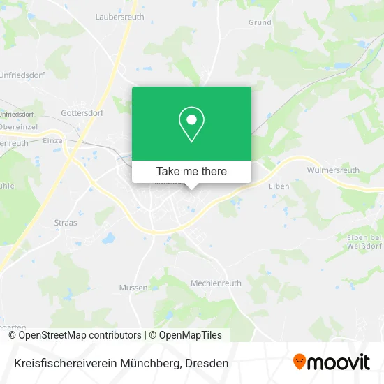 Карта Kreisfischereiverein Münchberg
