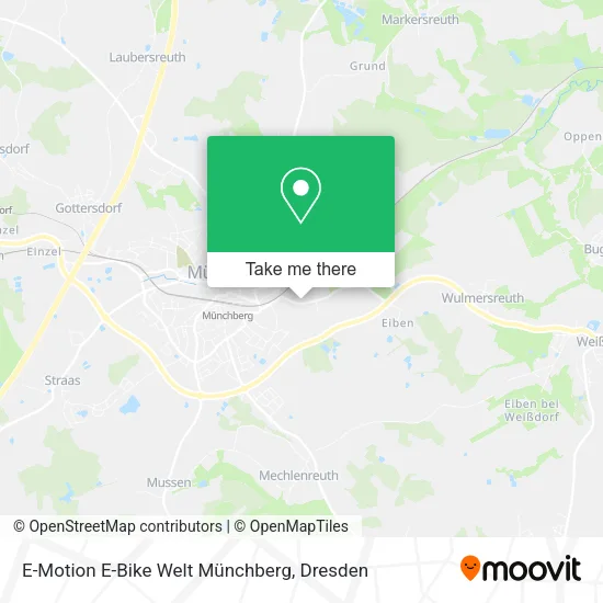 Карта E-Motion E-Bike Welt Münchberg