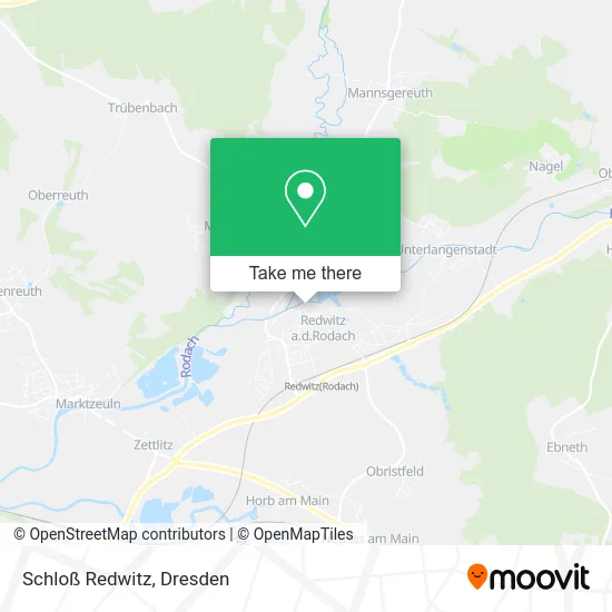Карта Schloß Redwitz