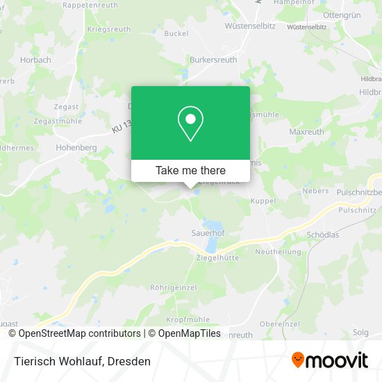 Карта Tierisch Wohlauf