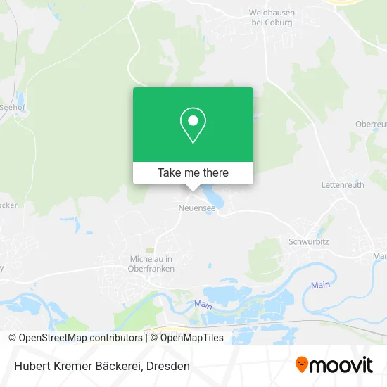 Hubert Kremer Bäckerei map