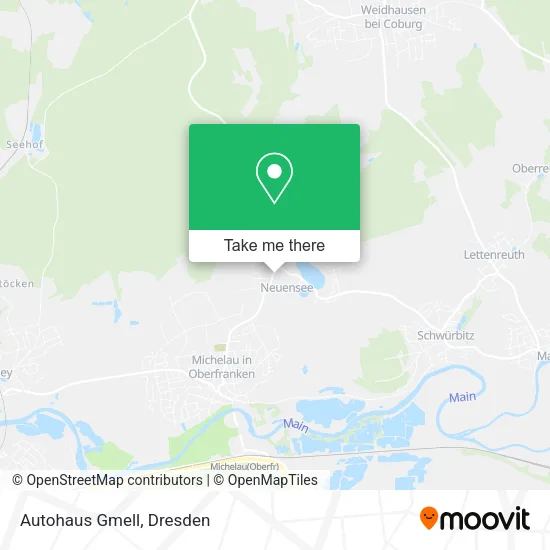 Autohaus Gmell map