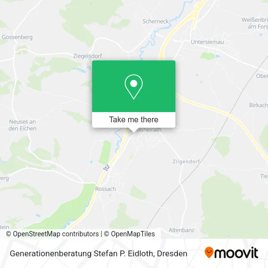 Карта Generationenberatung Stefan P. Eidloth