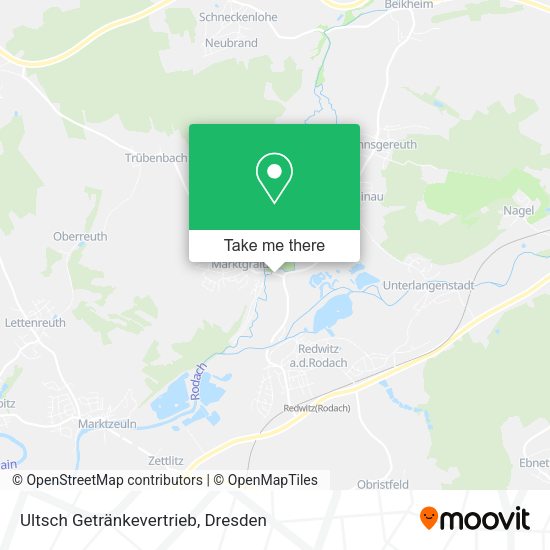 Карта Ultsch Getränkevertrieb