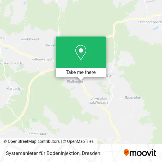 Карта Systemanieter für Bodeninjektion