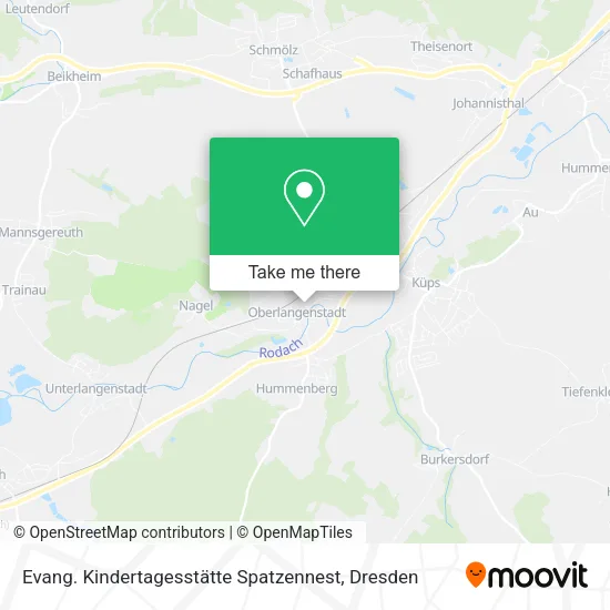 Карта Evang. Kindertagesstätte Spatzennest