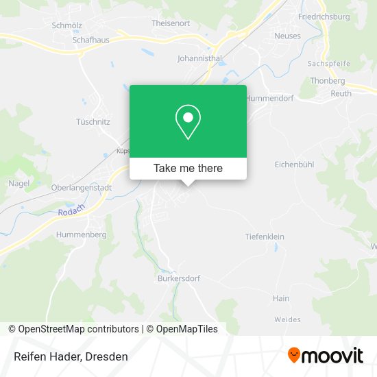 Reifen Hader map
