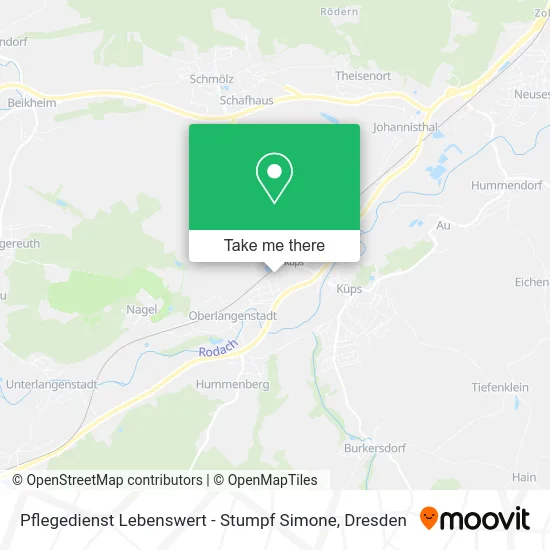 Карта Pflegedienst Lebenswert - Stumpf Simone