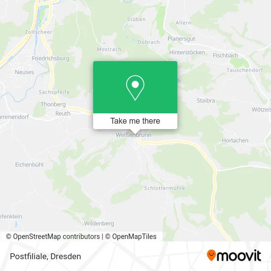 Карта Postfiliale