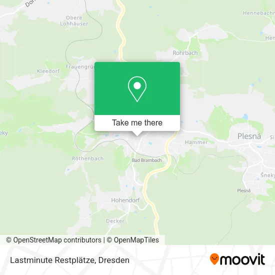 Карта Lastminute Restplätze
