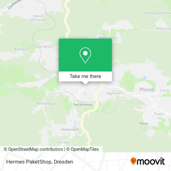 Карта Hermes PaketShop