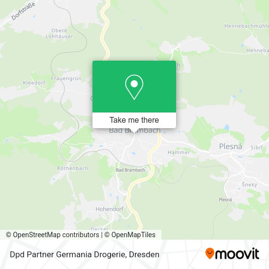 Карта Dpd Partner Germania Drogerie