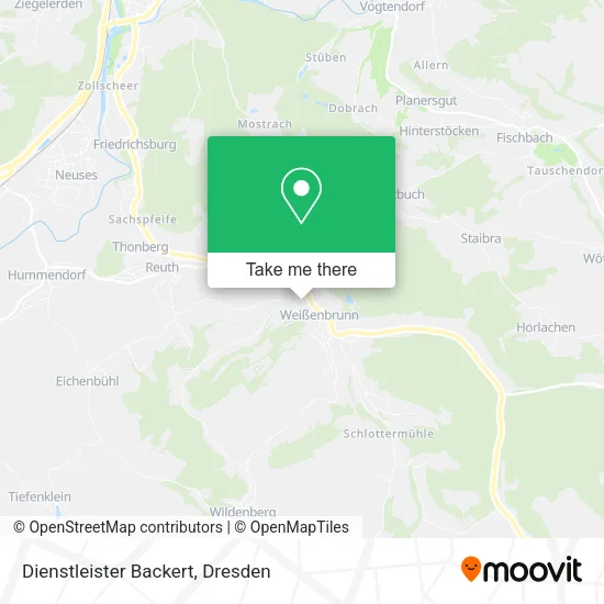 Карта Dienstleister Backert